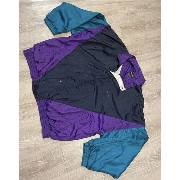 Vintage Pierre Cardin Nylon Full Zip Windbreaker Jacket XL 90s - Picture 5 of 10